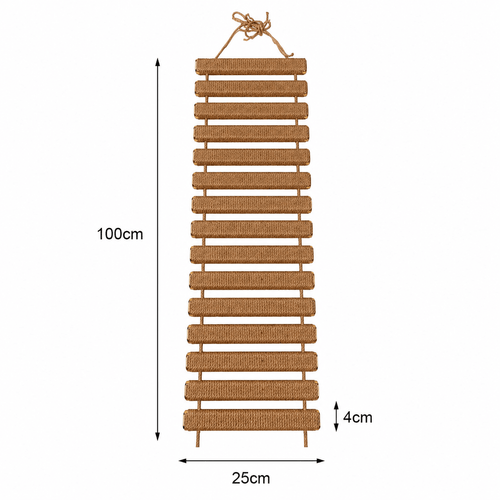 100 X 25cm Medium Ladder Scratcher - Sweetypaws.com