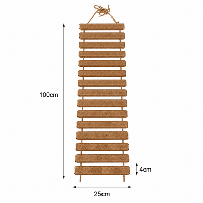 100 X 25cm Medium Ladder Scratcher — Sweetypaws Katzen Wandelement