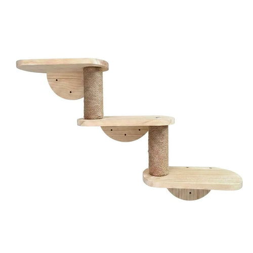 3 Platter Steps- Sweetypaws Catwall Elements - Sweetypaws.com
