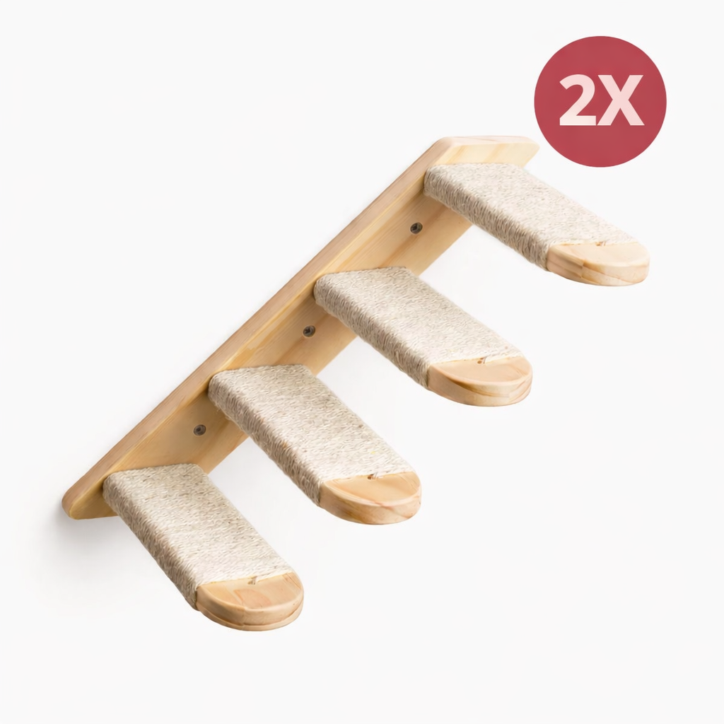 Eckkletterset – Katzenwand-Set für Ecken