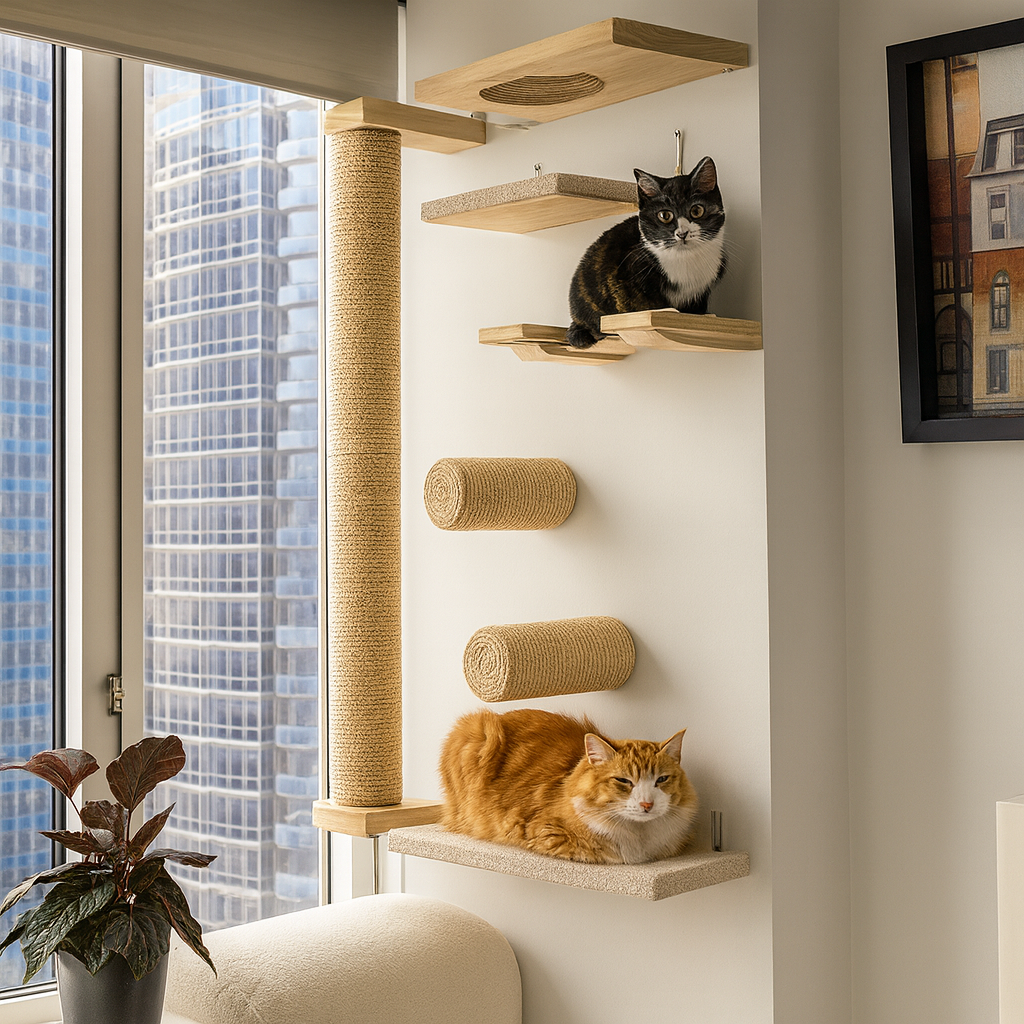 Step and scratching post- PinePeak DIY Collection