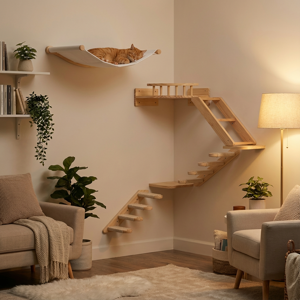 Katzenwandset für Ecken