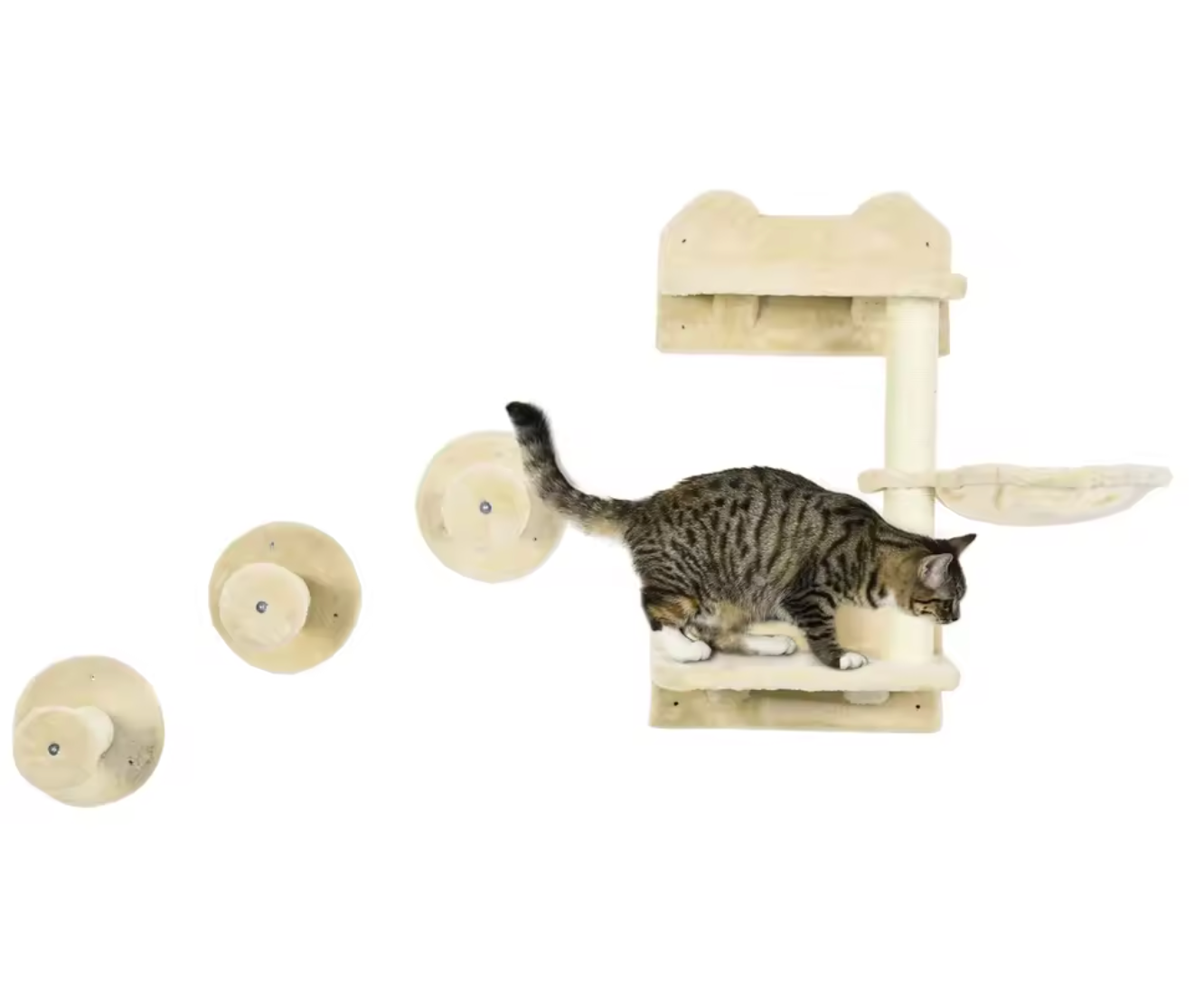 4-Piece Wolly-Wall set