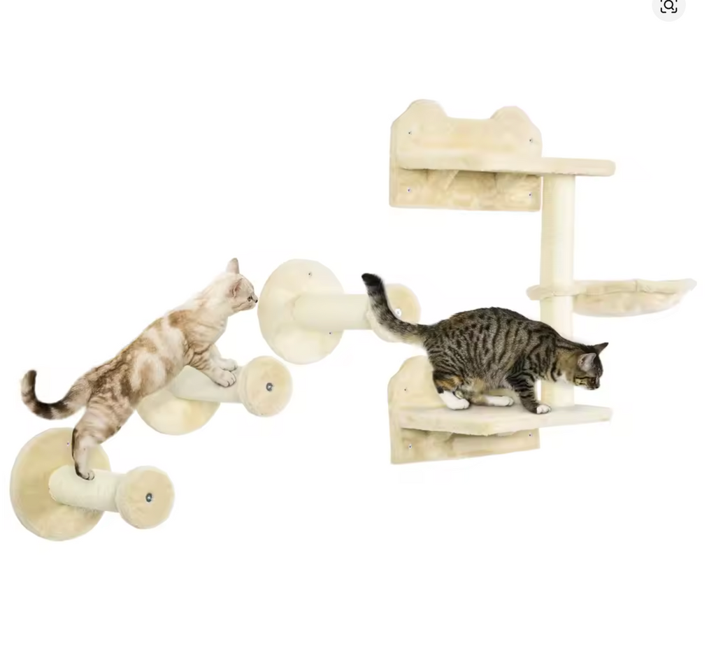 4-Piece Wolly-Wall set