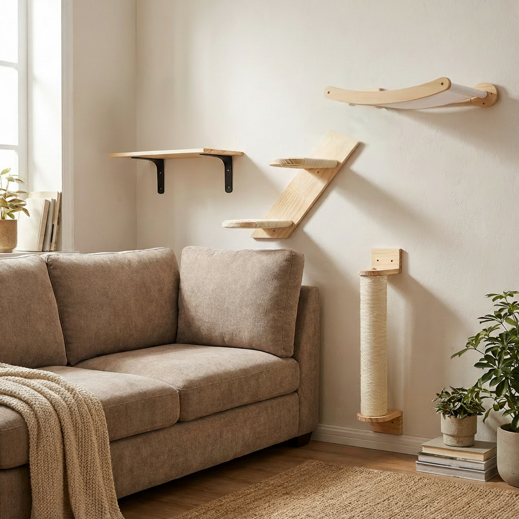 Small Wall Starter Bundle – Compact Cat Wall Starter Set