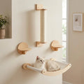 Sweetypaws Komplett Starter Set Katzen Kletterwand — Kratzstamm und Hängematte