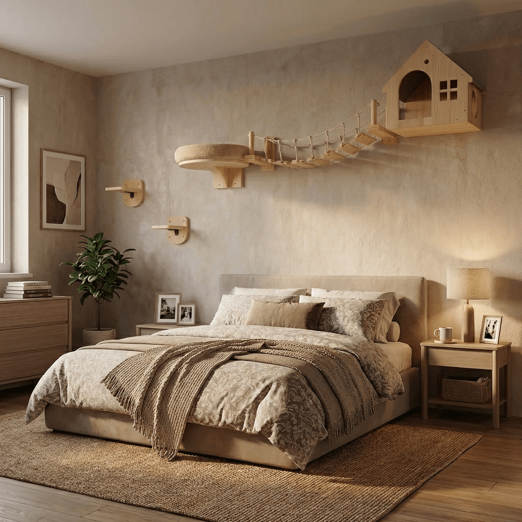 Bedroom Sleeping Catwall Set – Sleep Together - Sweetypaws.com