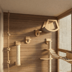 Cat Patio Set - Cat climbing wall set for patio - Sweetypaws.com
