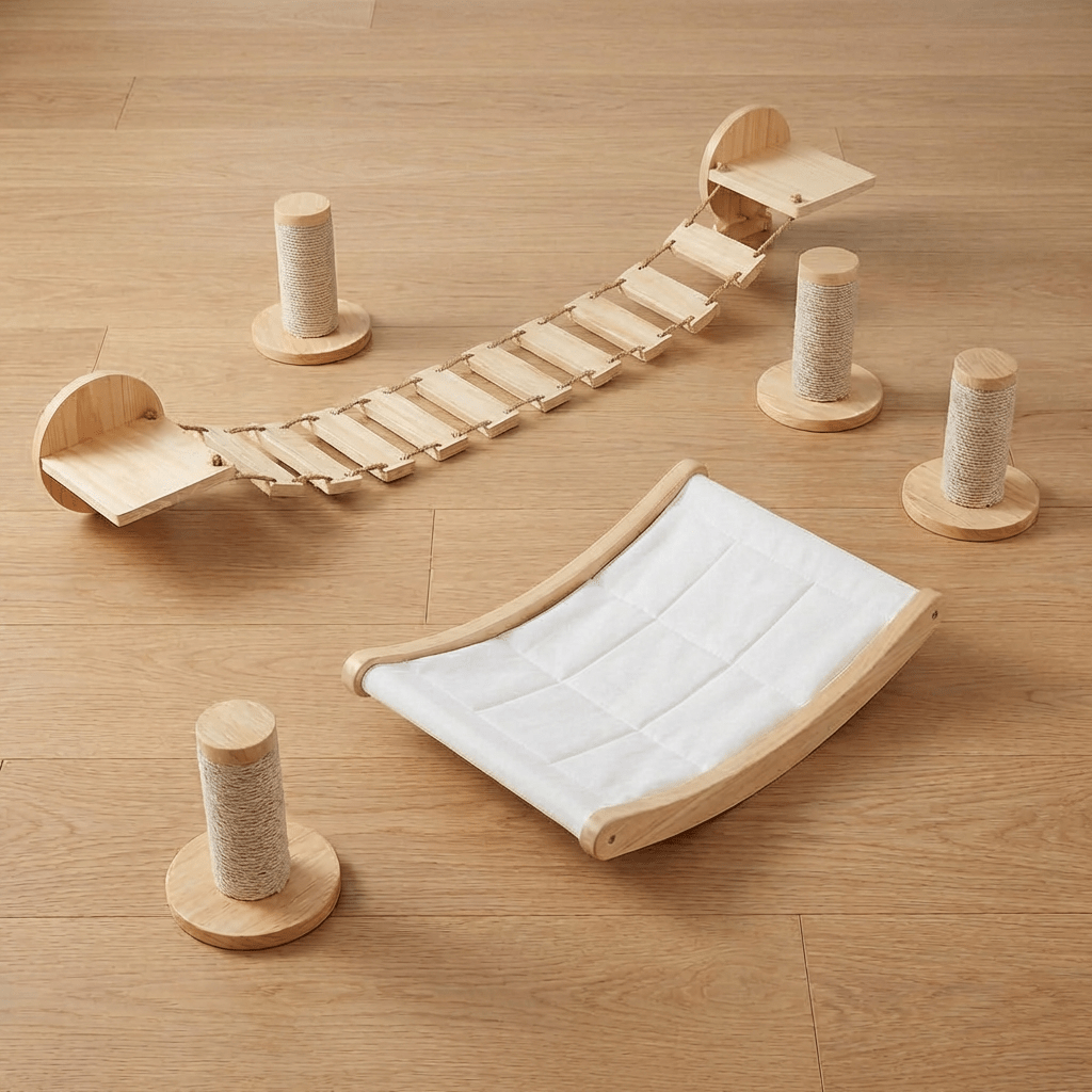 Cat Wall set for Large Cats – Heavy - Duty Cat Wall Bundle - Sweetypaws.com