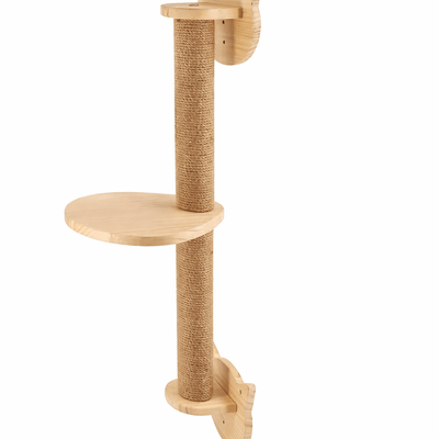 Catwall Scratchpost and Platter - Sweetypaws Catwall Elements — Sweetypaws Katzen Wandelement