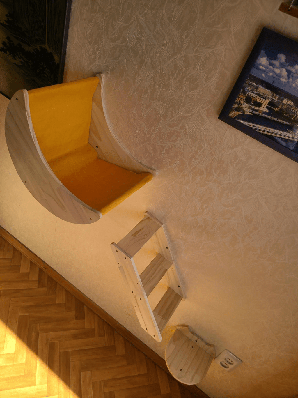 Catwall TrippTrapp Stairs - Sweetypaws Catwall Elements - Sweetypaws.com