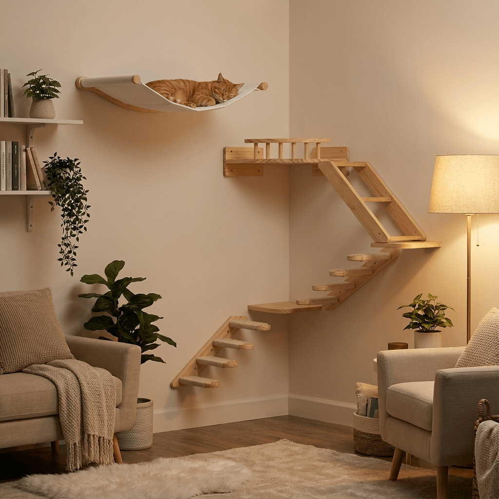 Corner Climbing Set – Cat Wall Set for Corners - Sweetypaws.com