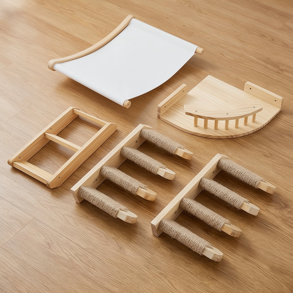 Corner Climbing Set – Cat Wall Set for Corners