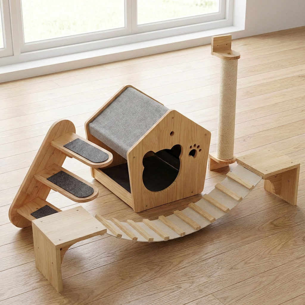 Kitten Starter Bundle – Safe Cat Wall Set for Kittens