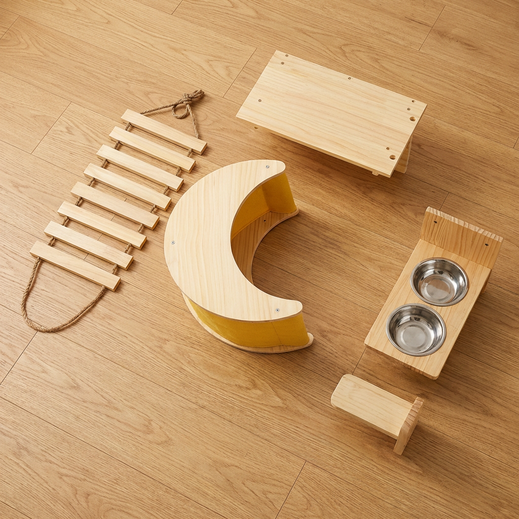 Ultimate Relax Lounge Bundle – Comfortable Cat Wall Set