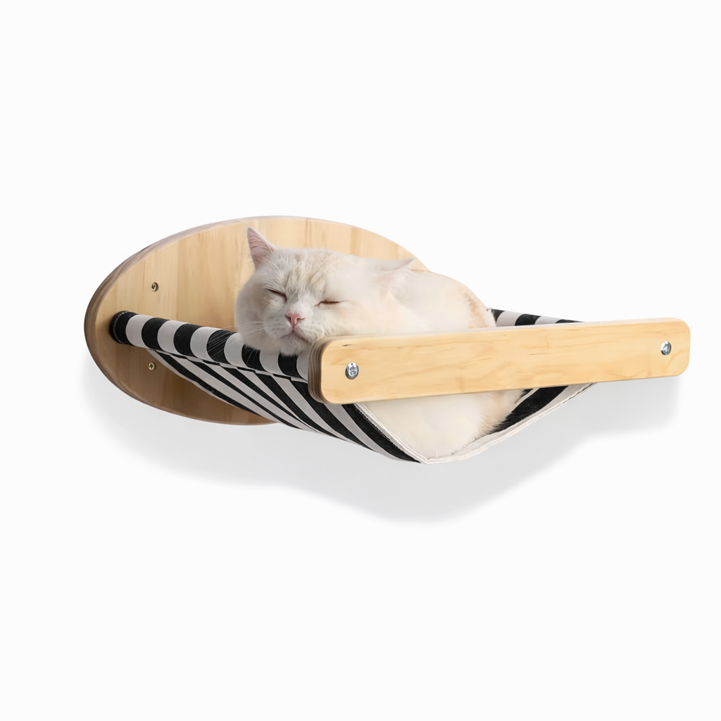 haengematte-katze-wand-schwarz-weiss-gestreift-mit-katze-produktfoto