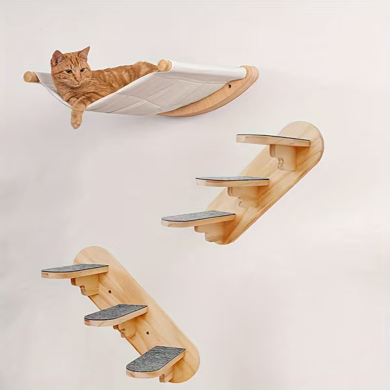 hängematte katze wandmontage Wall Mounted Cat Step Stairs