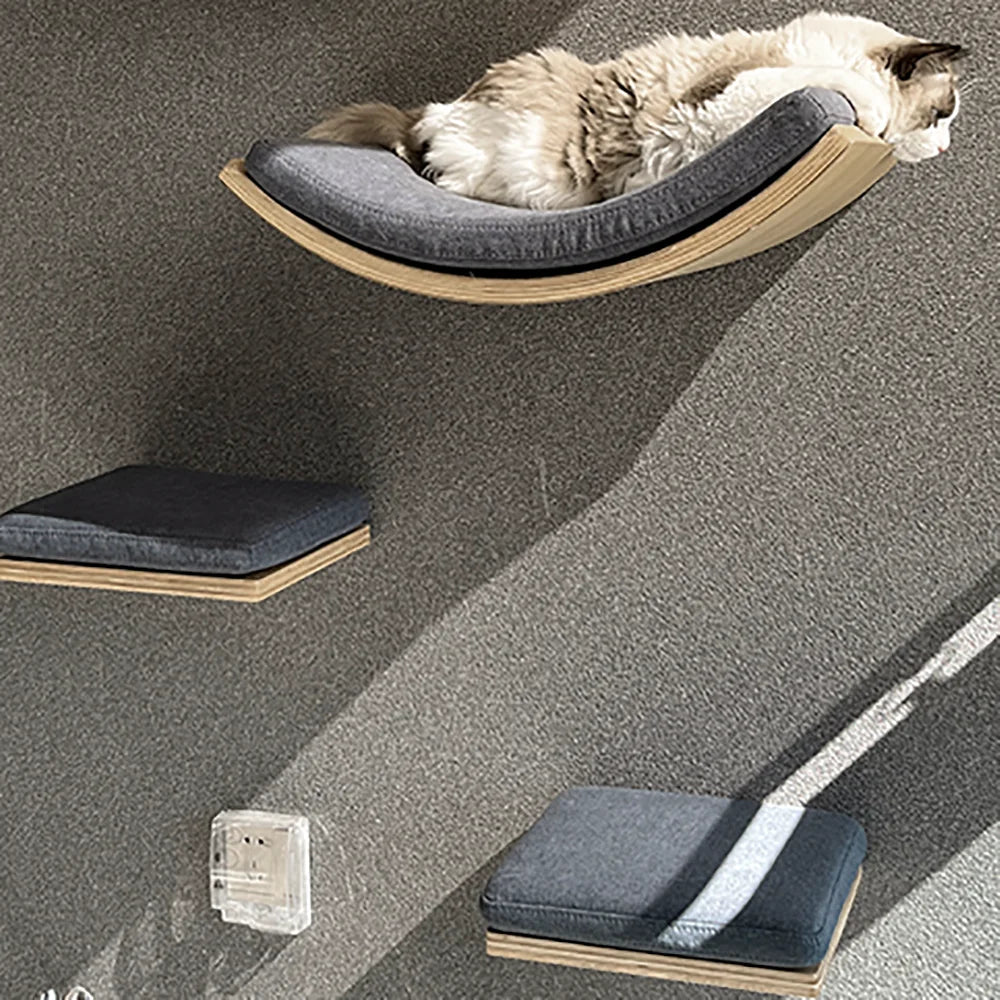 Half Bent Cat Bed - P - Sweetypaws Catwall Elements - Sweetypaws.com