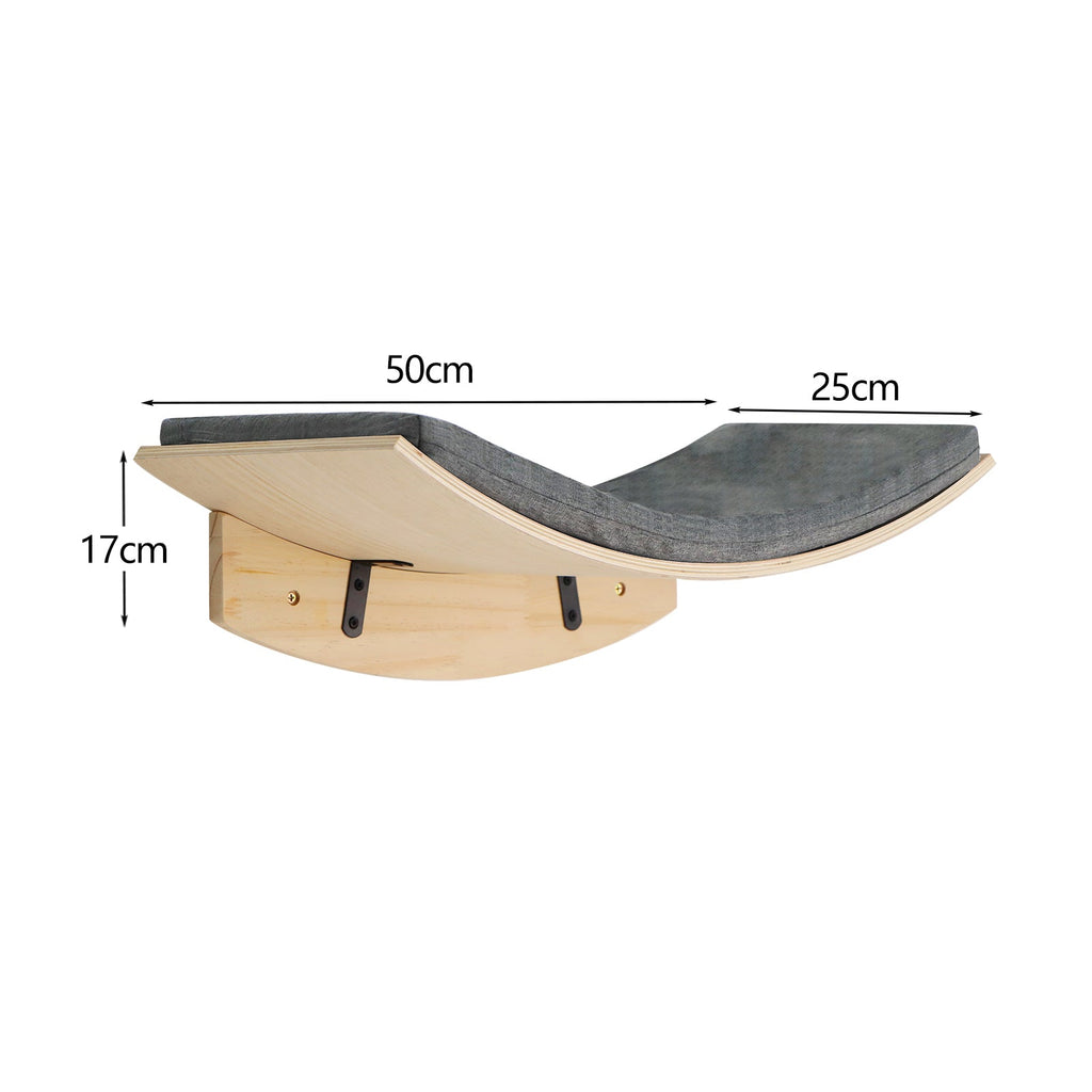 Half Bent Cat Bed - P - Sweetypaws Catwall Elements - Sweetypaws.com