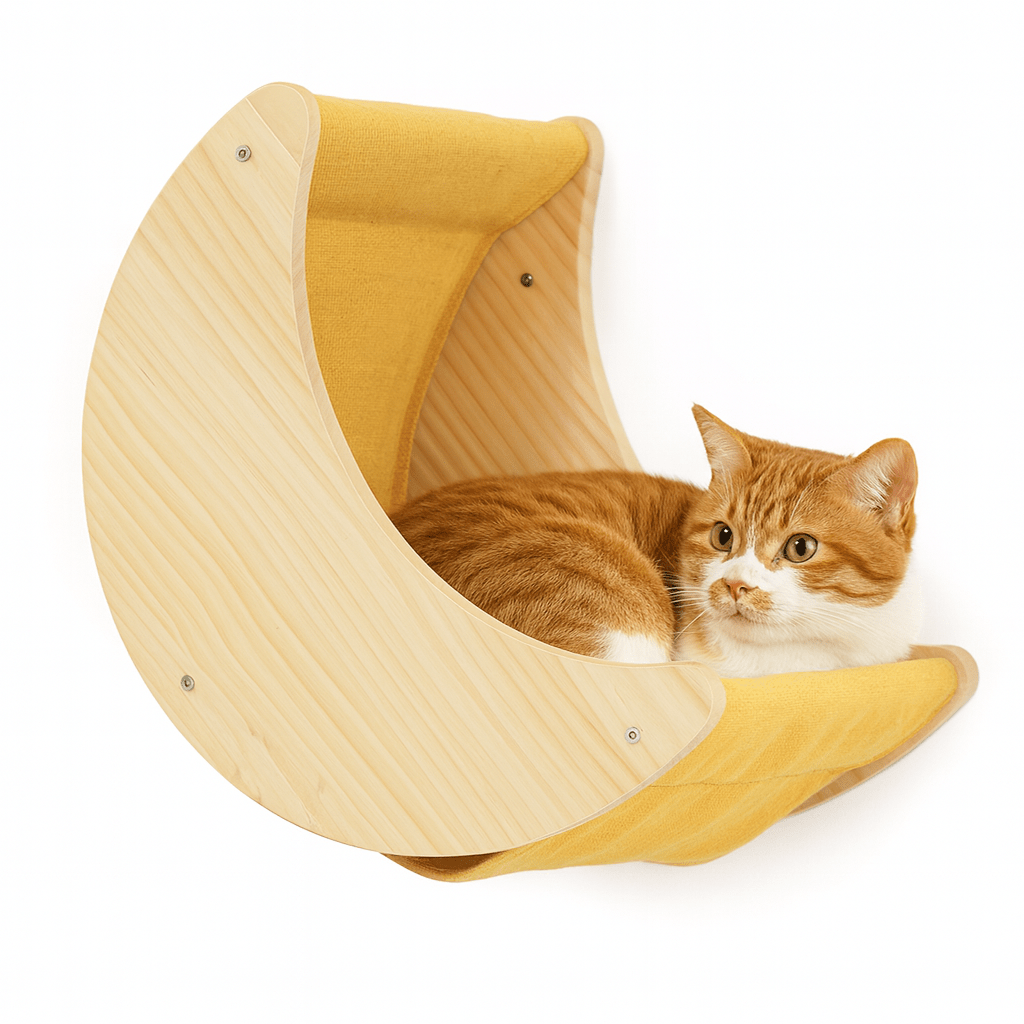 Halfmoon Cat Bed - Sweetypaws Catwall Elements - Sweetypaws.com