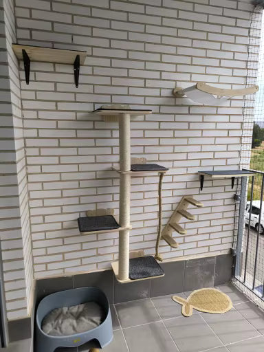 katzen-kletterwand-idee-aussenbereich-patio
