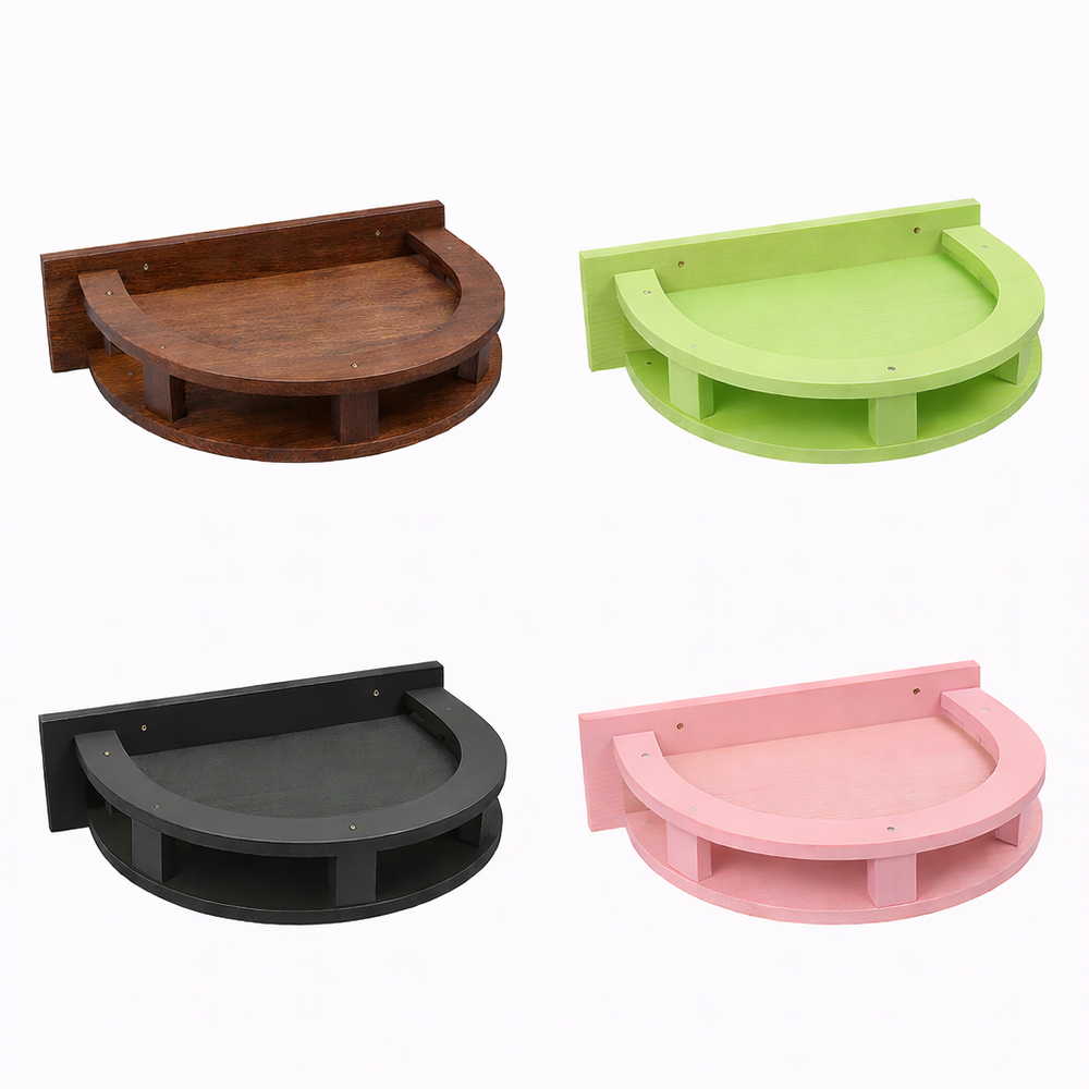 katzen-kletterwand-rundes-balkonplattform-farbvarianten
