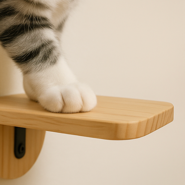 katzen-wandtritt-holz-detail-mit-katze