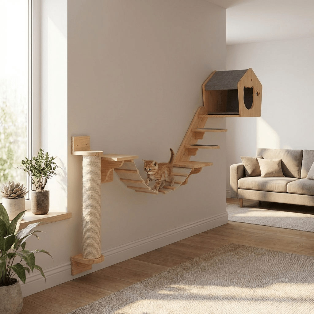 Kitten Starter Bundle – Safe Cat Wall Set for Kittens - Sweetypaws.com