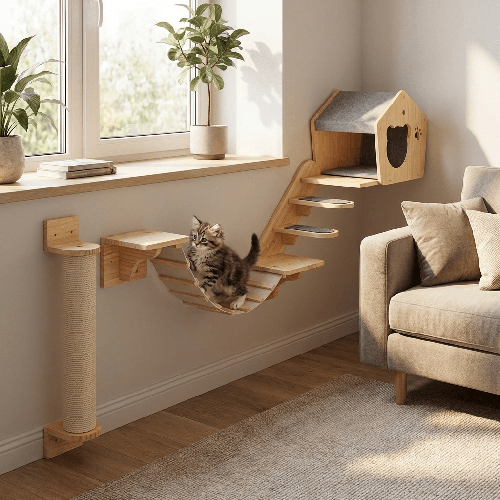 Kitten Starter Bundle – Safe Cat Wall Set for Kittens - Sweetypaws.com