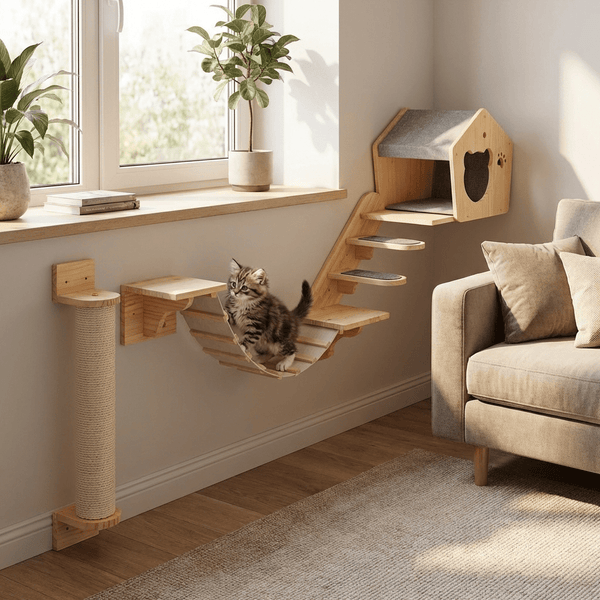 Kitten Starter Bundle – Safe Cat Wall Set for Kittens - Sweetypaws.com