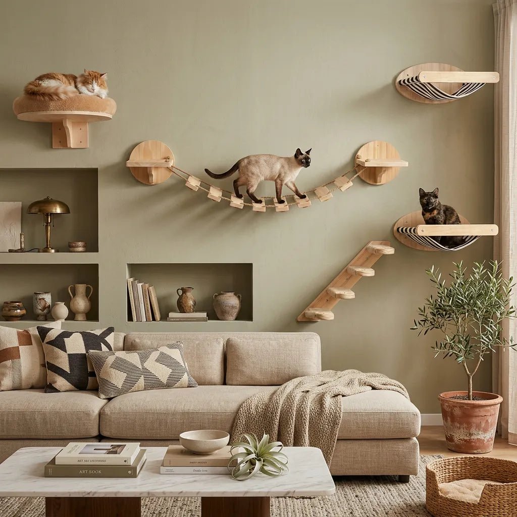 Multi-Cat Harmony Bundle – Cat Wall Set for Multiple Cats - Sweetypaws.com