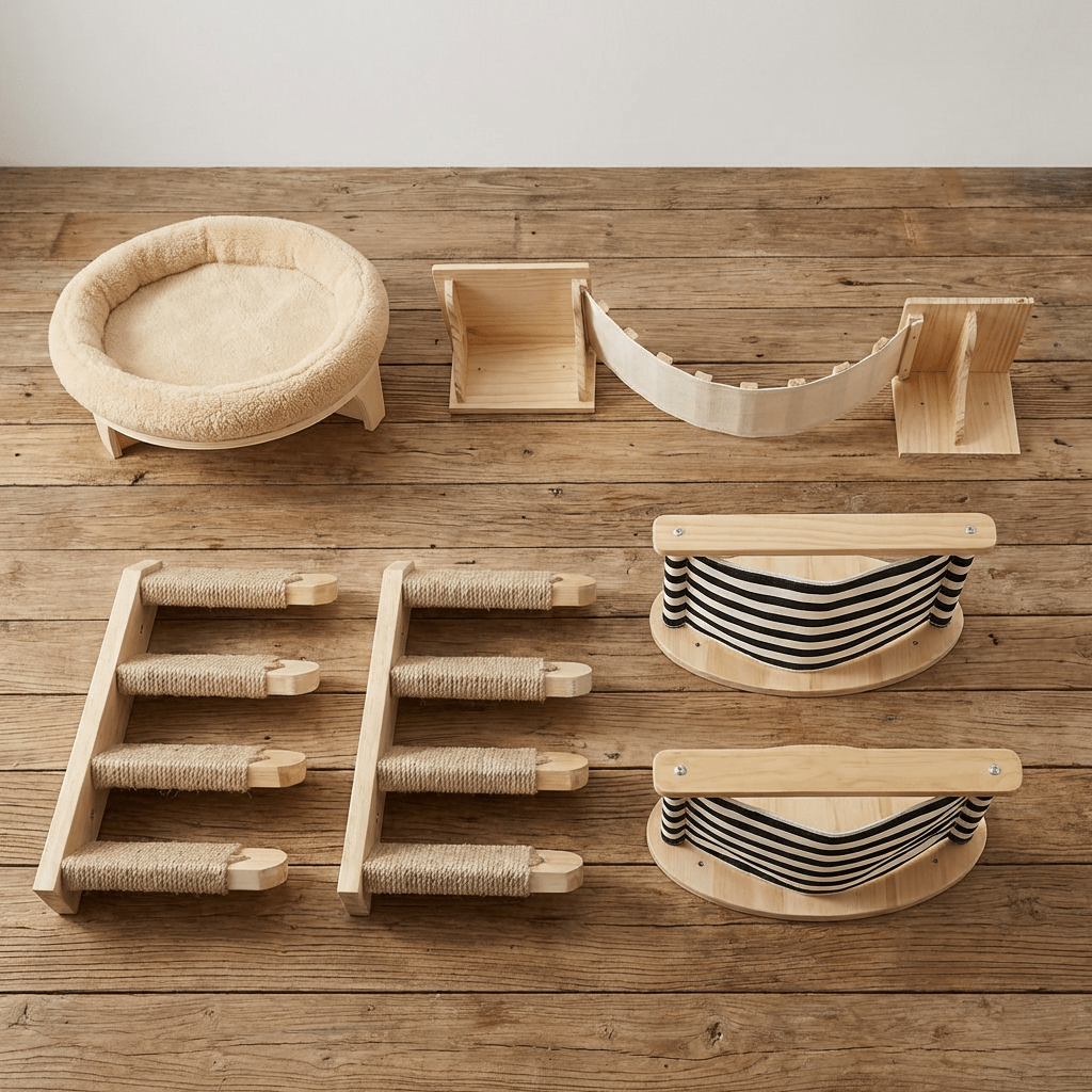 Multi - Cat Harmony Bundle – Cat Wall Set for Multiple Cats - Sweetypaws.com