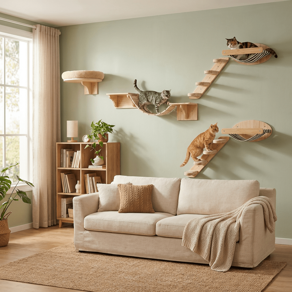 Multi - Cat Harmony Bundle – Cat Wall Set for Multiple Cats - Sweetypaws.com