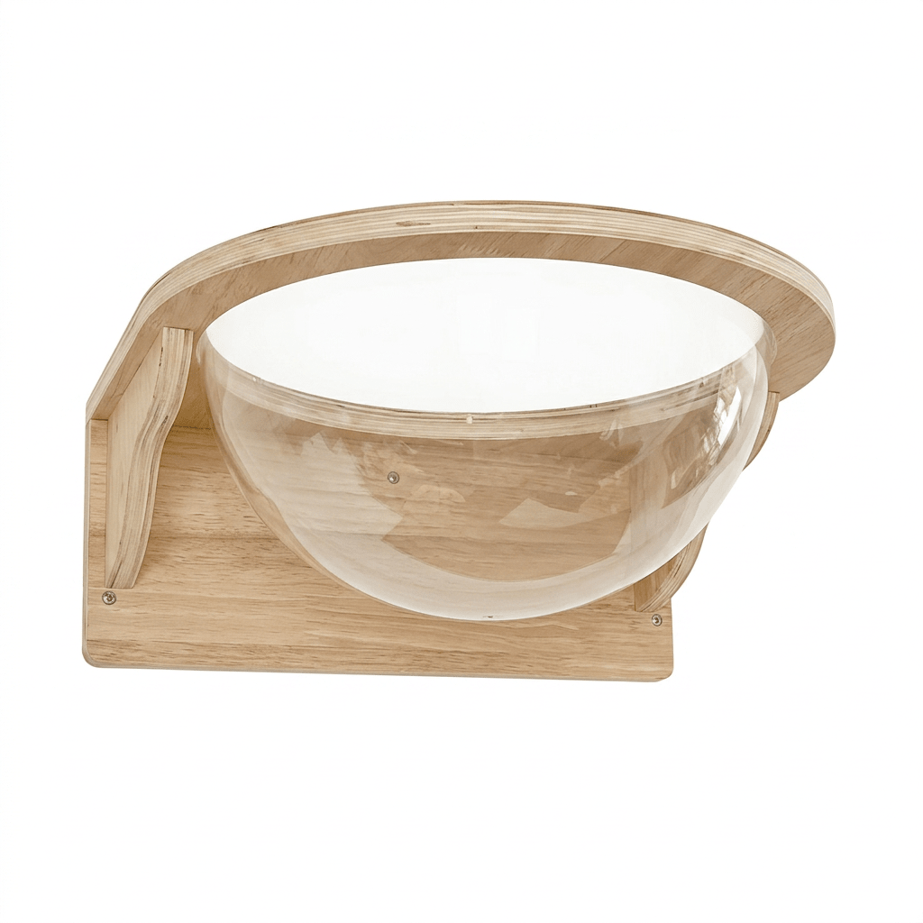 Round See trough bowl- Sweetypaws Catwall Elements - Sweetypaws.com