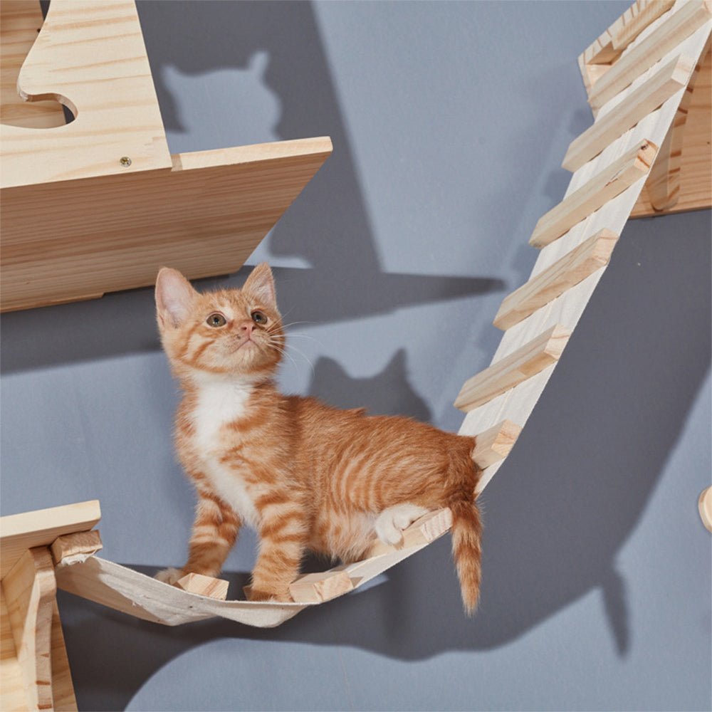 Station Ropebridge Catwall - Sweetypaws Catwall Elements - Sweetypaws.com