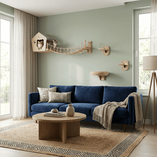 Wide Wall Explorer Bundle – Horizontal Cat Wall Set - Sweetypaws.com
